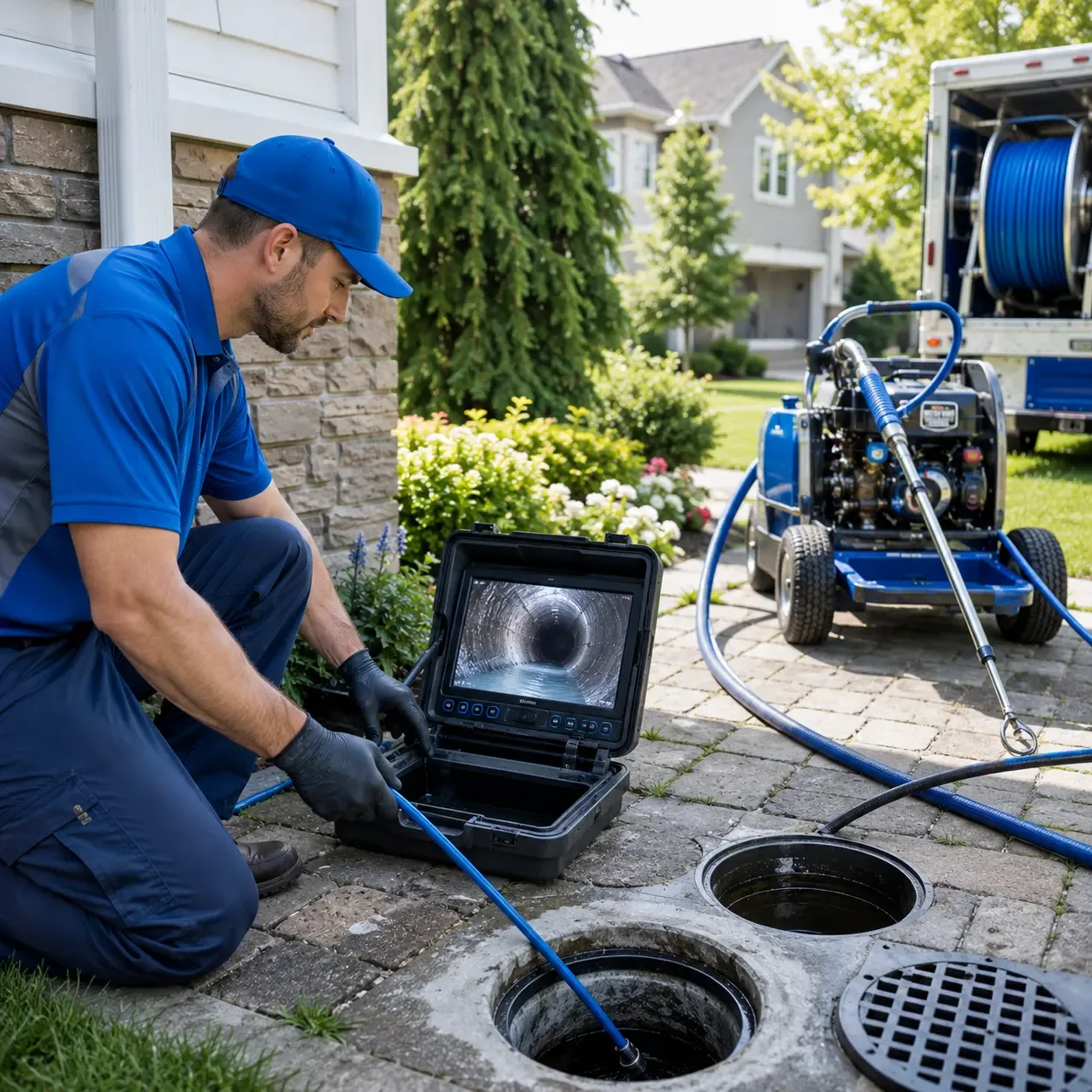 Outdoor drain cleaning professionals serving Randolph, TX